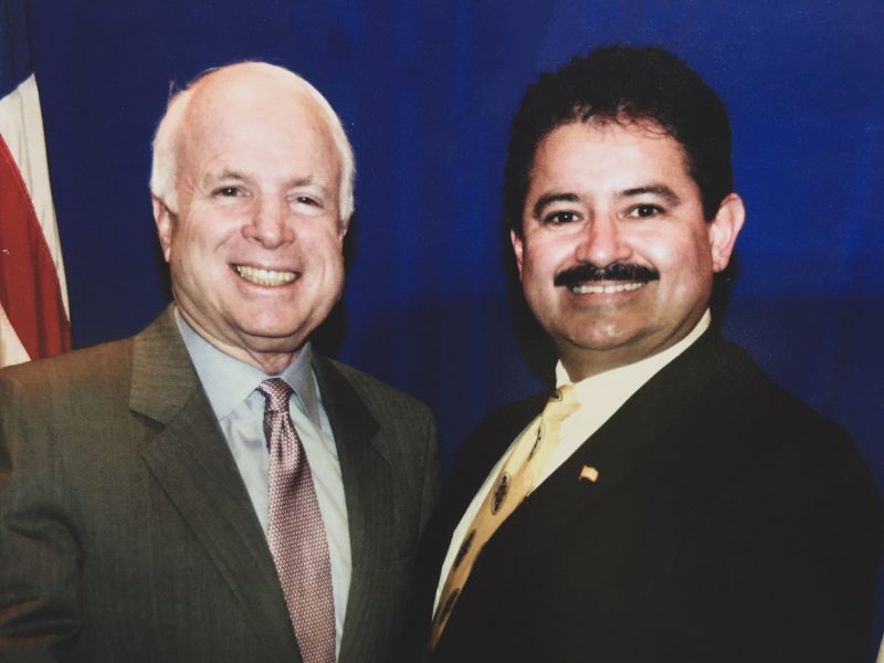 Dr. Burquez with Senator John McCain